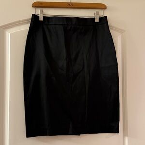 Cache Black Satin Skirt